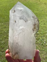 Image 3 of Clear Quartz Crystal Point With Inclusions #55