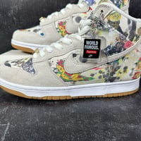 Image 8 of NIKE SUPREME X DUNK HIGH OG QS SB RAMMELLZEE MENS SHOES SIZE 9.5 NEW