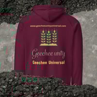 Image 8 of Geechee Unity eco raglan hoodie