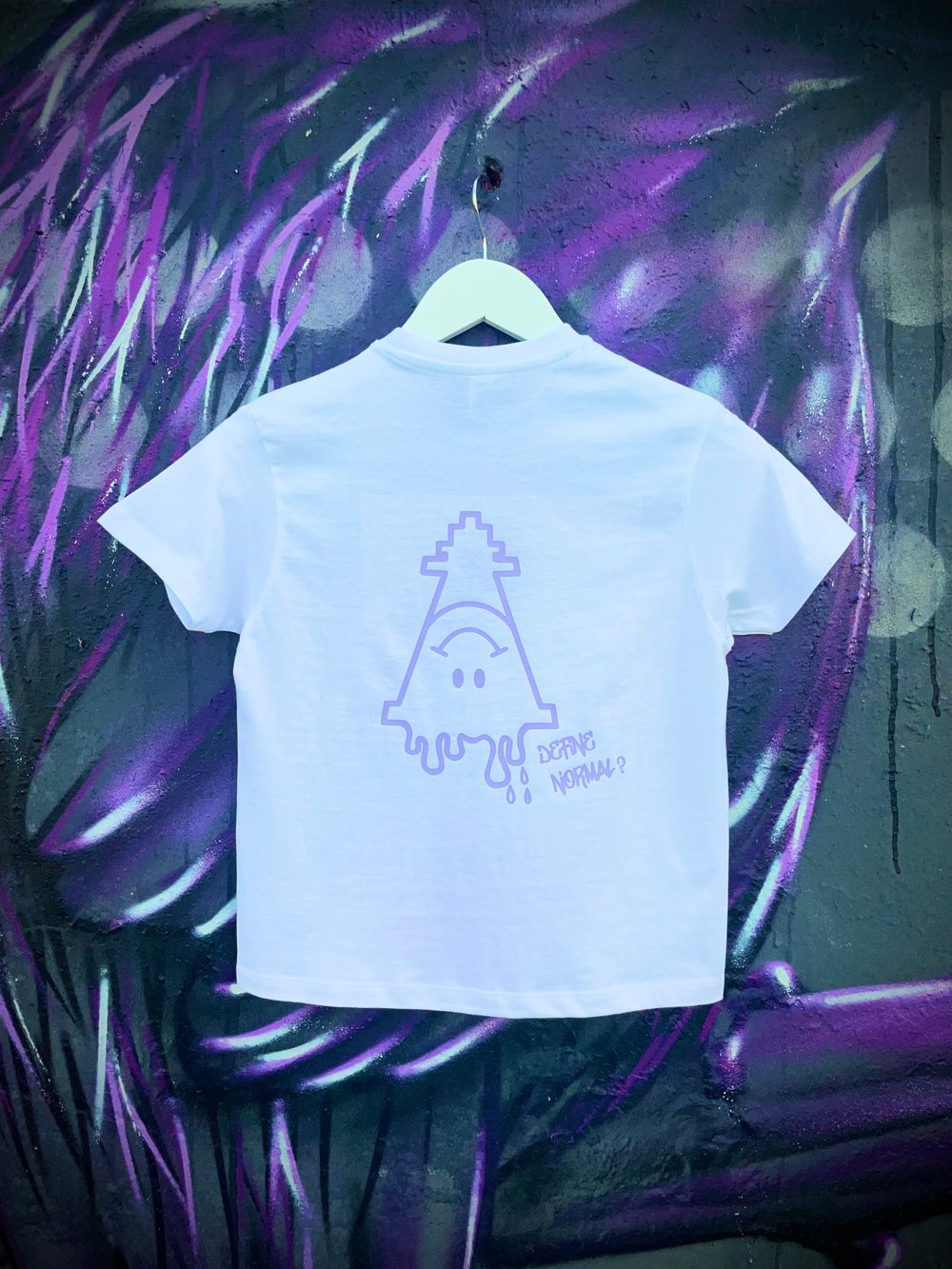 Image of White / Lilac Define Normal Tee