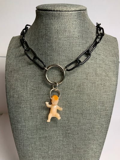 Image of Vintage Creepy Baby O-Ring Necklace
