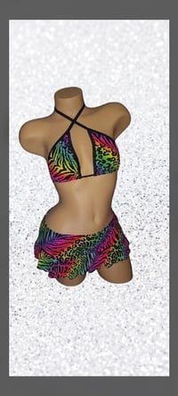 Image 1 of Animal Print Skirt Set (4 Prints)