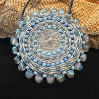 Image 2 of Alutiiq Woven Medallion - Blues