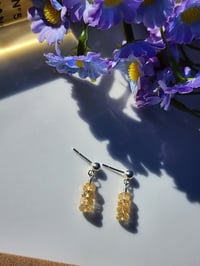Image 4 of AAA  Dainty Faceted Rondelle  Gemstone Earrings