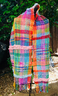 Image 2 of Hand Woven Scarf or Wrap- Made to Order 