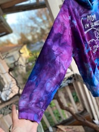 Image 3 of 2XL Mom I’m Scared Come Pick Me Up Tie Dye Hoodie