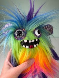 Image 2 of Silly Weighted Monster - Neon Rainbow