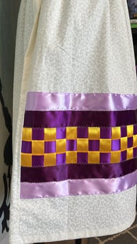 Image 4 of Purple & Yellow Checkered Skirt