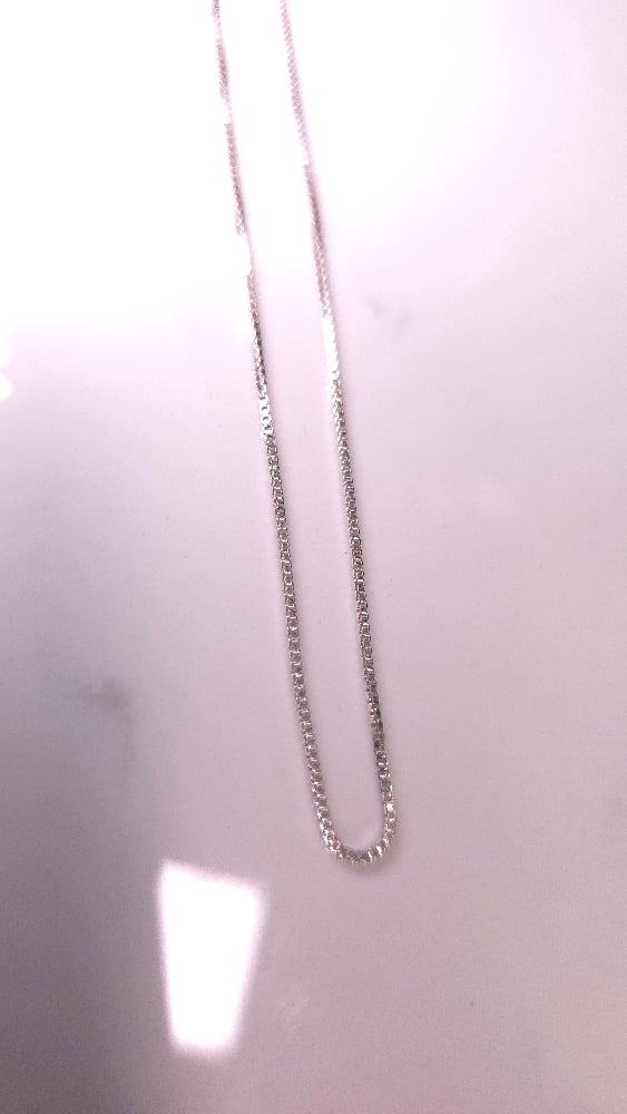 Image of Thin Box Chain Necklace 