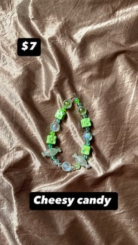 Image 4 of Phone Chains (16mm/20mm beads) - Green (Glow in the Dark)