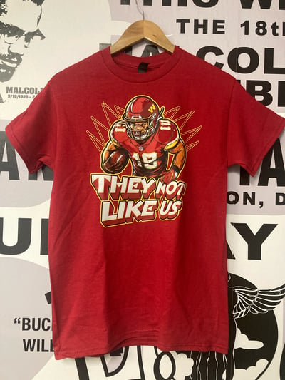 Image of MITCHCRAFT "THEY NOT LIKE US" Washington Football Burgundy T-shirt