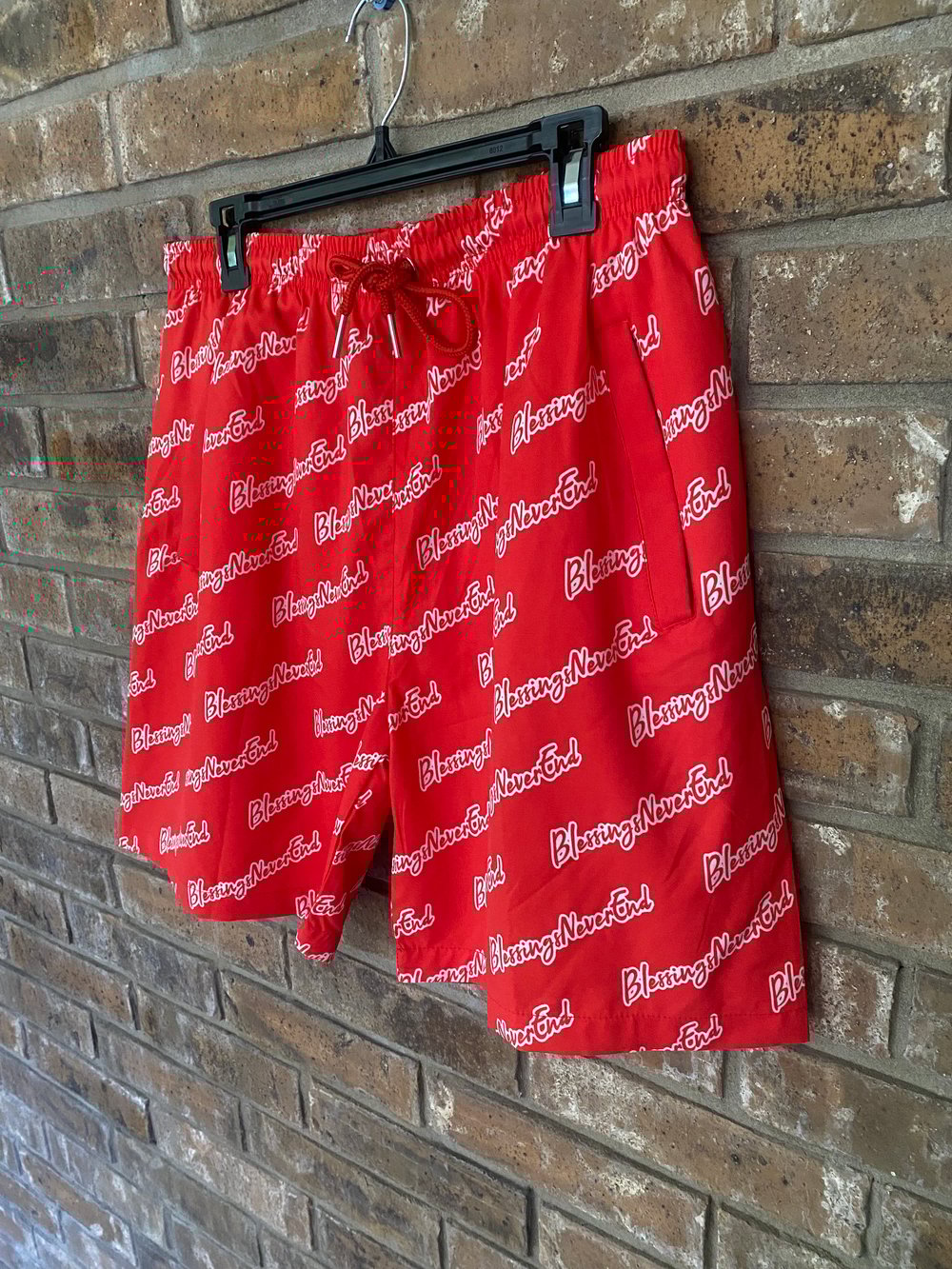 BNE Signature Shorts (red)