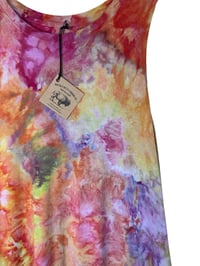 Image 3 of XXL Jersey Knit Pocket Tank Dress in Bright Blooms Ice Dye