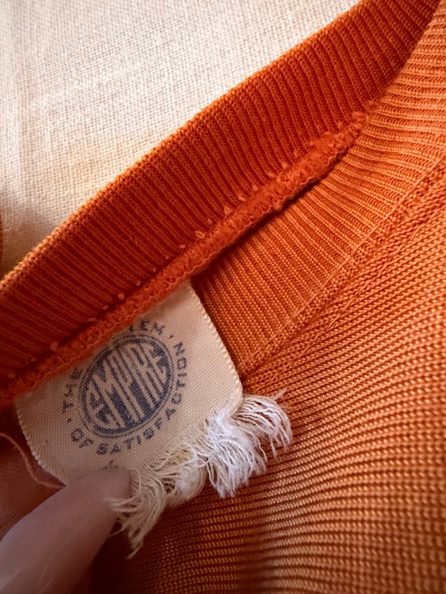 1960s sewn number practice jersey football dress tunic