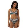 BOSSFITTED Leopard and Snake Skin Print High-Waisted Bikini
