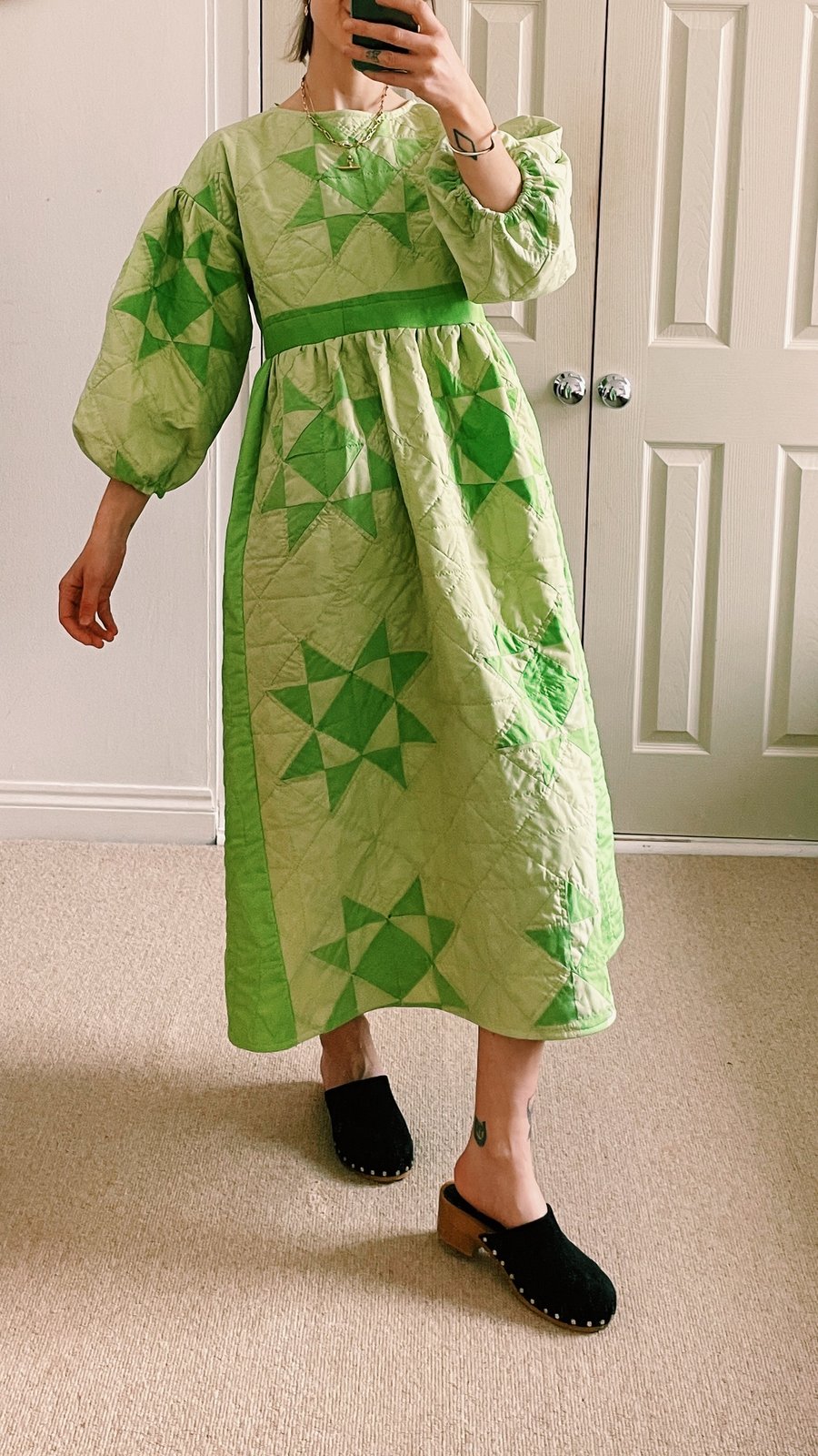 patchwork quilt dress