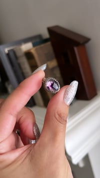 Image 1 of Atomic amethyst star ring 