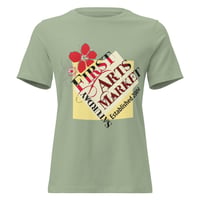 Image 5 of Women’s Relaxed T-Shirt – First Saturday Arts Market