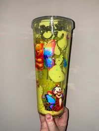 Image 1 of lava Pooh bear 24oz acrylic tumbler 