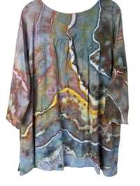 Image 6 of L Cotton Forager Top in Bold Geode Ice Dye