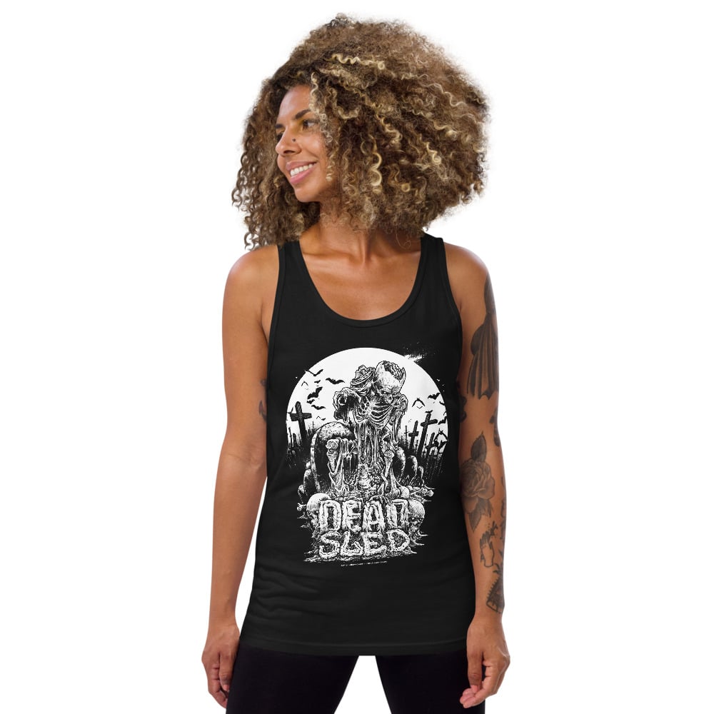 Dead Sled x GODMACHINE Graves & Gore Unisex Tank Top | deadsledbrand