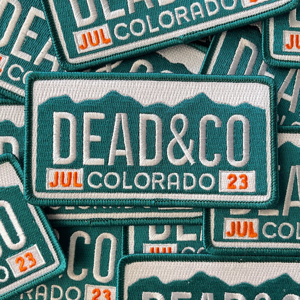 Image of COLORADO LICENSE PLATE PATCH! - 2 X 4.5 INCHES