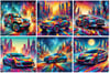 Colorful Abstract Vehivles