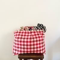 Image 3 of cocon gingham big tote