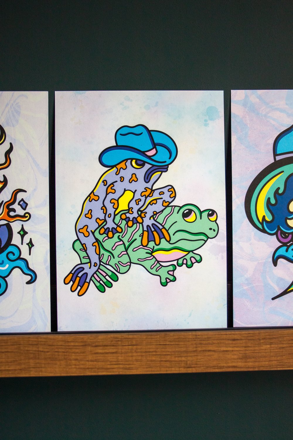 Image of Cowbob Frog A5 Print