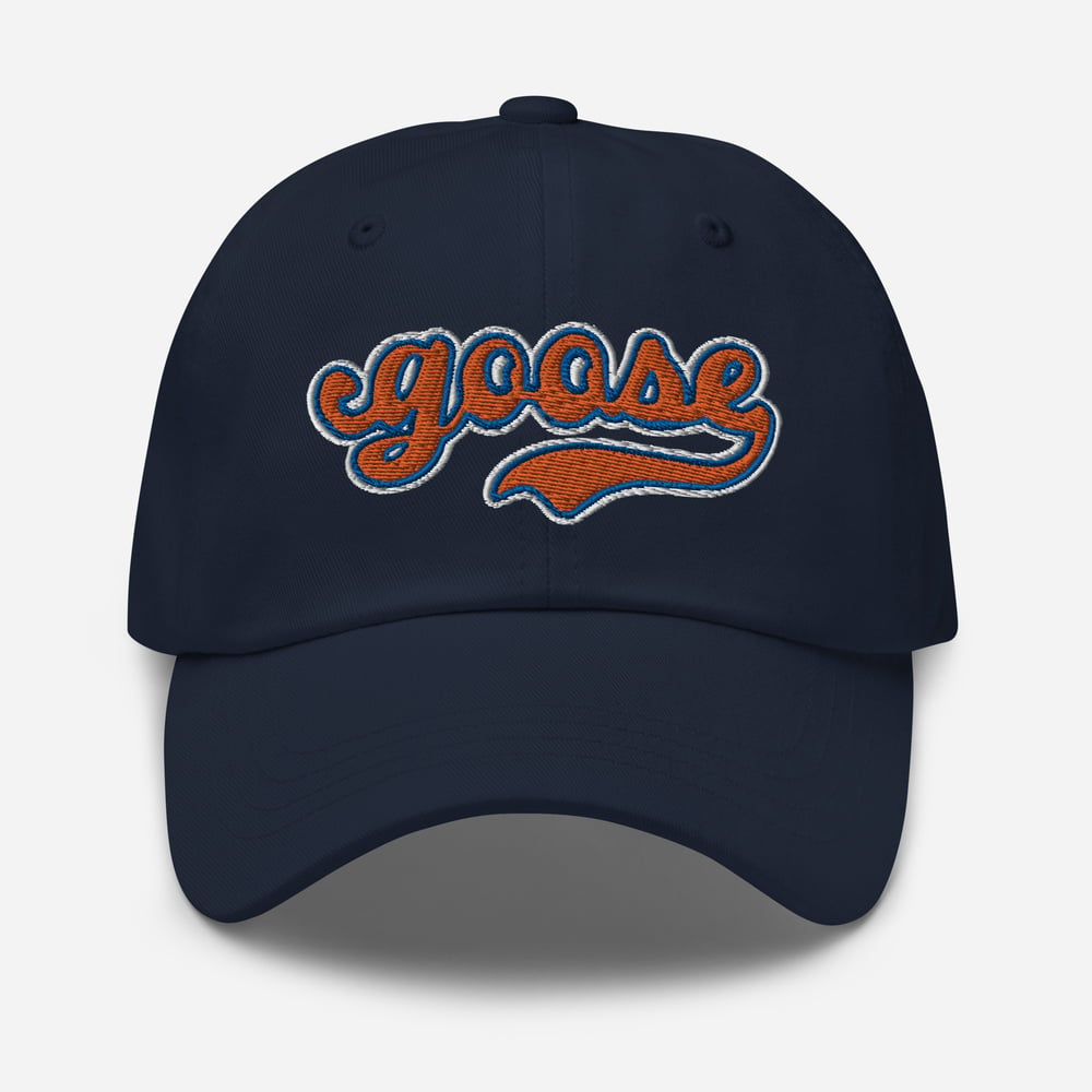 Orange Script Dad hat