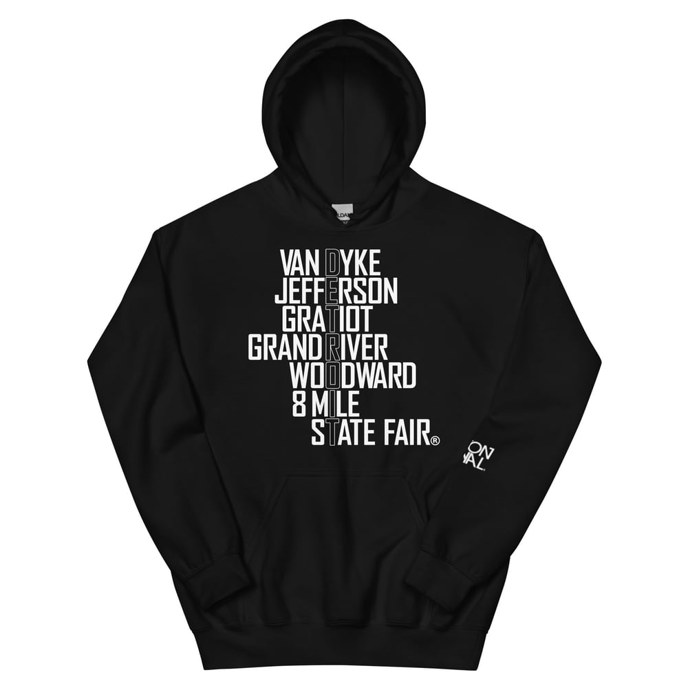 Image of Streets Hoodie Black