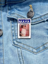 Image 3 of MISSING PERSON Poster Enamel Pin (Maya, Pen15) Funny TV Show for Fans