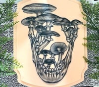 Mushroom Skull (Tattoo Plaque)