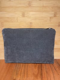 Image 4 of Pochette jeans et tissus anthracite 