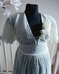 Image 2 of Photoshooting tulle dress Abriana | size S-M| sage and off white