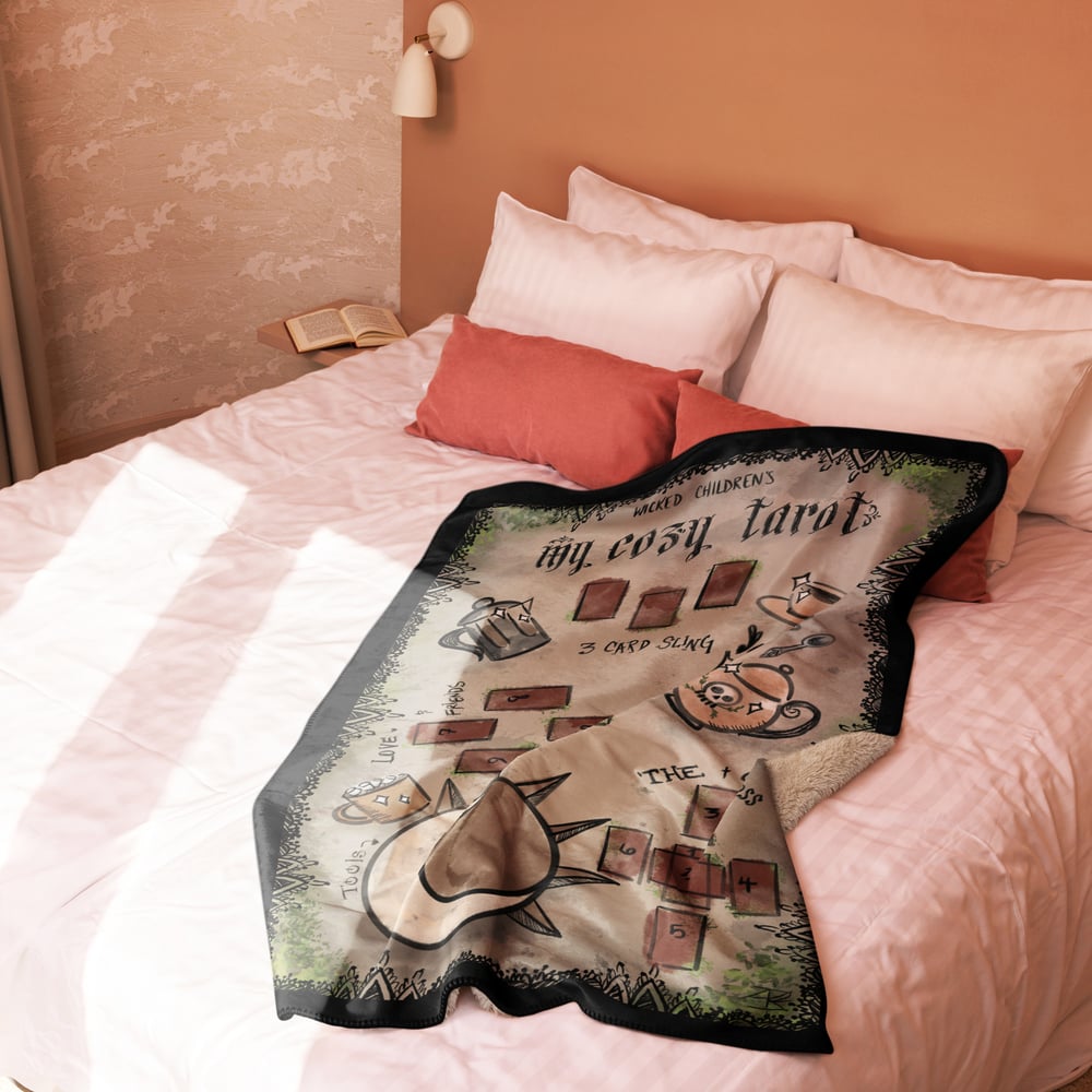 My Cozy Tarot Sherpa blanket