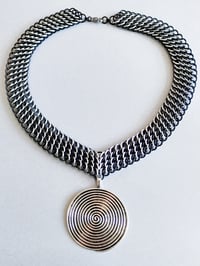 Image 3 of Hypnotic Spiral GSG Necklace