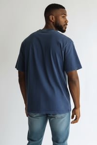 Image 2 of Tee Bleach Blue SV