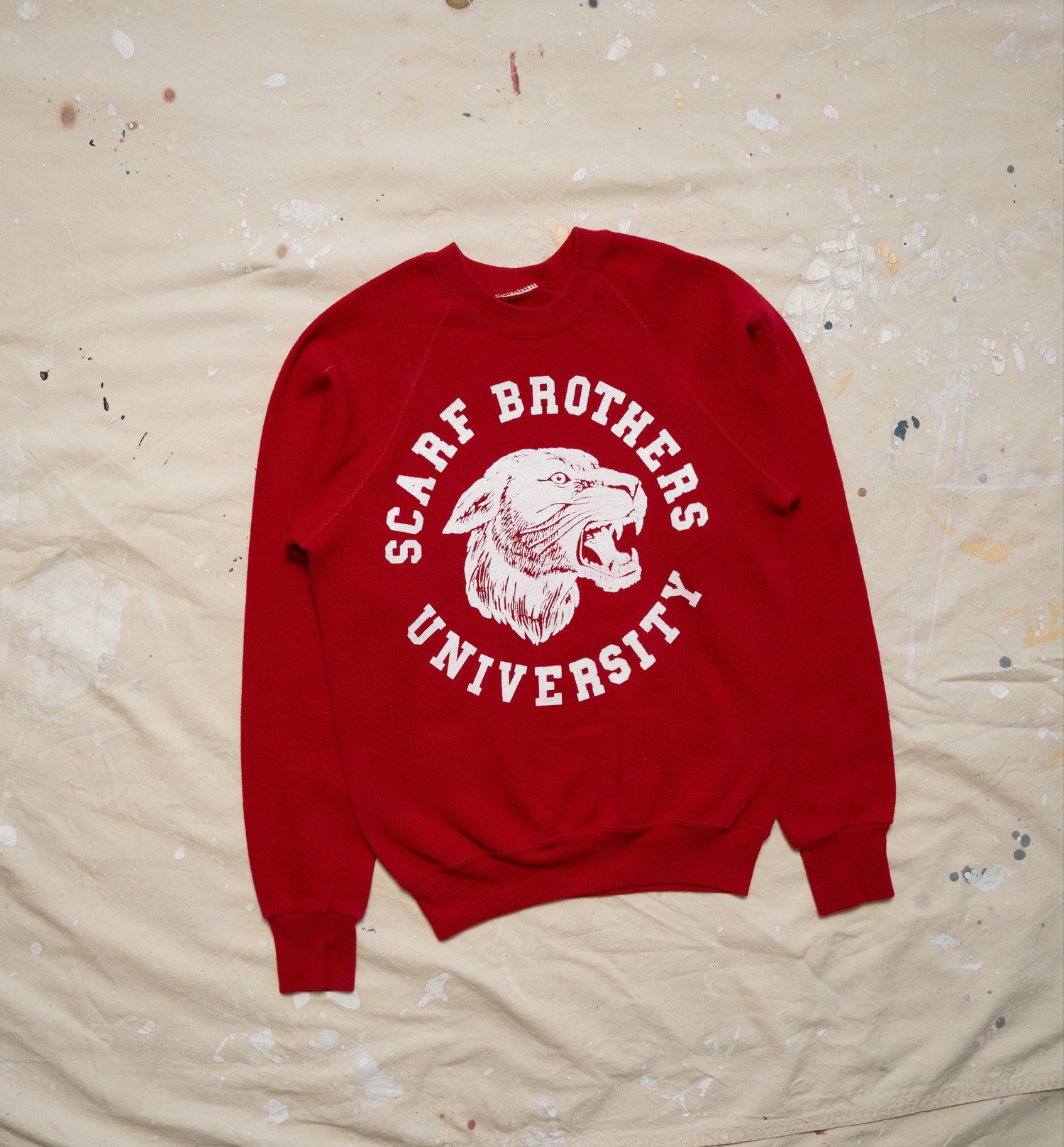 Image of University Raglan (Small) - Red