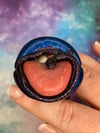 PHONE GRIP - Cobalt Lips With Snake