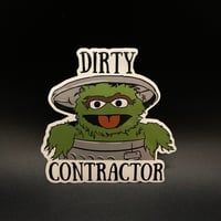 Dirty Contractor Oscar Sticker