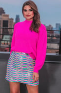 In a New York Minute Sequin Skirt