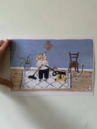 Image 2 of Cleaning the house print -A4 size 