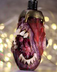 Image 6 of Mini Bic lighter sleeve-The Visceral Grin, Egg Of The King - Handcrafted OOAK