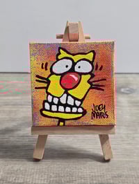 Image 3 of Spe 10 2.5x2.5 Inch Original Painting by Joey Mars