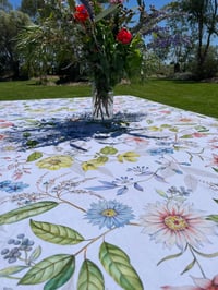 Image 2 of Tablecloth - Marthas Floral Cottage Garden