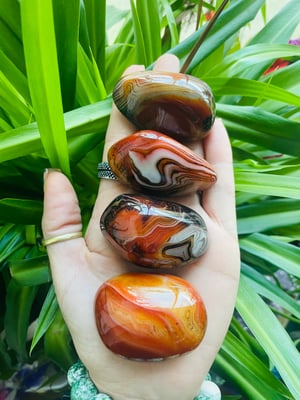 Image of Madagascar agate meditation stone 