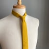 Mustard Linen Necktie