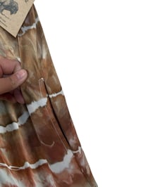 Image 4 of M Woven Wide-Leg Jumpsuit with Pockets in Earthy Geode Ice Dye
