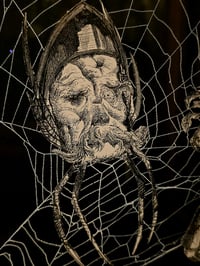 Image 4 of 1800s Gustave Dore Spiders - with real preserved webs -B